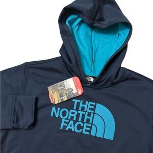 The North Face Boys Size XL 18-20 Navy Blue Pullover Hoodie NWT’S Long Sleeves‎